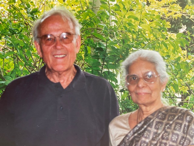 Bill Phillipps and Radha Burnier